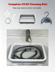 Theradaily travel-ready CPAP cleaning kit stores compactly for trips