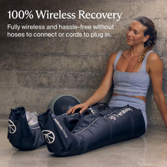 TheraGun JetBoots Prime wireless design for unrestricted movement during sessions.