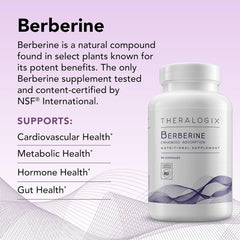 Theralogix bottle beside glass supports gut-friendly metabolism support