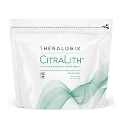 Theralogix CitraLith bottle with packets for convenient daily kidney health support