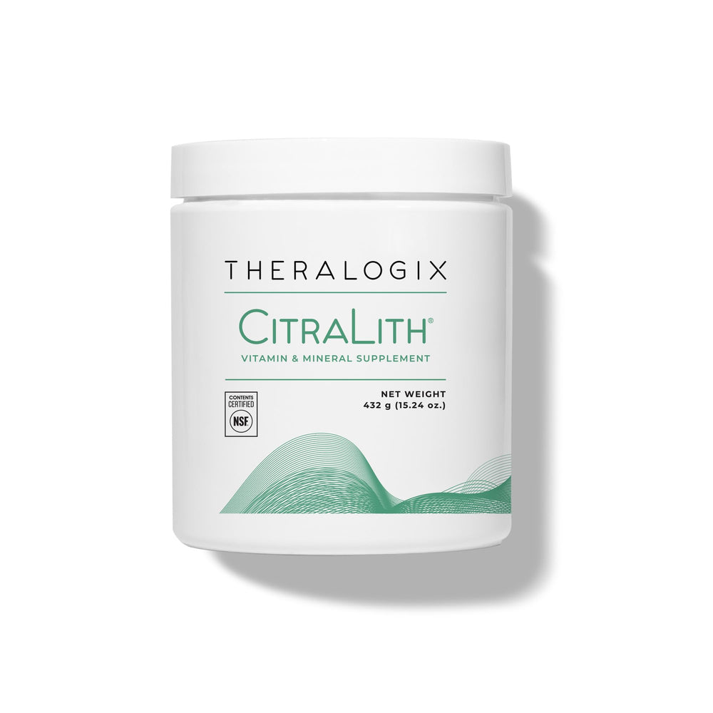 Theralogix CitraLith kidney health visual illustrating urinary balance concept
