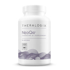 Theralogix NeoQ10 softgel bottle for daily heart support
