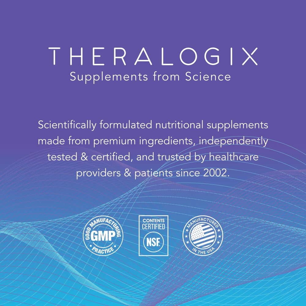 Theralogix TheraNatal One 90-softgel bottle packaging for travel-friendly prenatal support
