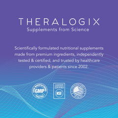 Theralogix TheraNatal One 90-softgel bottle packaging for travel-friendly prenatal support