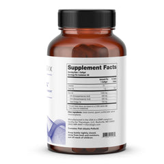 TherOmega packaging highlights no dyes and additive-free formula.