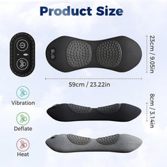 Therapillow 3-in-1 system combining air support, massage, and heat