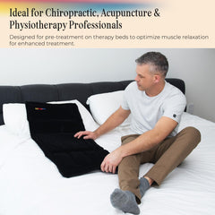 Thermotex ideal for back, torso, arms, and legs coverage during therapy.