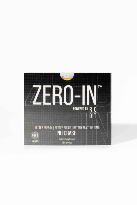 THEROOTBRANDS Root Wellness Zero-In turmeric capsules support daily vitality.