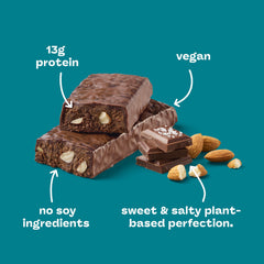 think! bar plant protein blend features pea brown rice and pumpkin protein