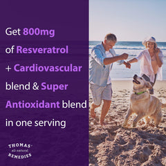 Thomas' Remedies vegan non-GMO formula bottle emphasizes clean ingredients.