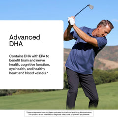 THORNE Advanced DHA capsules close-up highlighting mint coating