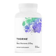 Thorne Basic Nutrients 2Day bottle ready for daily use.