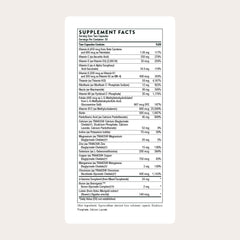 Thorne Basic Nutrients 2/Day capsules-closeup showing soft, easy-to-swallow form