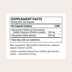 Close-up of THORNE capsules suggests easy daily supplementation for mobility.