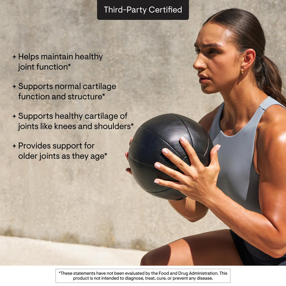 THORNE packaging communicates trusted athletic brand for joint care.