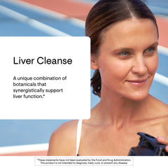 THORNE Liver Cleanse bottle on counter for easy daily use