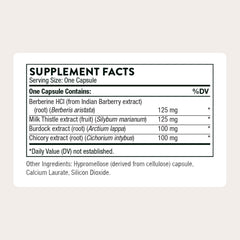 THORNE Liver Cleanse capsules close-up for daily detox