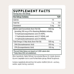 THORNE Pro-Resolving Mediators capsules close-up suggesting a balanced immune response