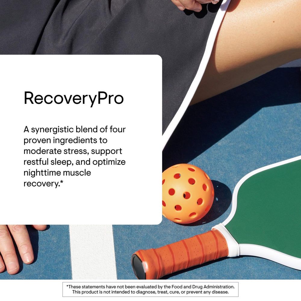 Close-up of THORNE RecoveryPro powder showing protein texture