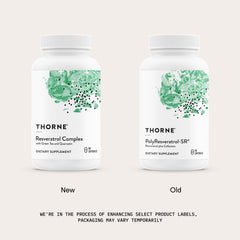 THORNE Resveratrol Complex capsules close-up for daily antioxidant support