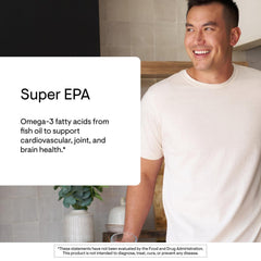 THORNE Super EPA capsules closeup highlighting softgel texture