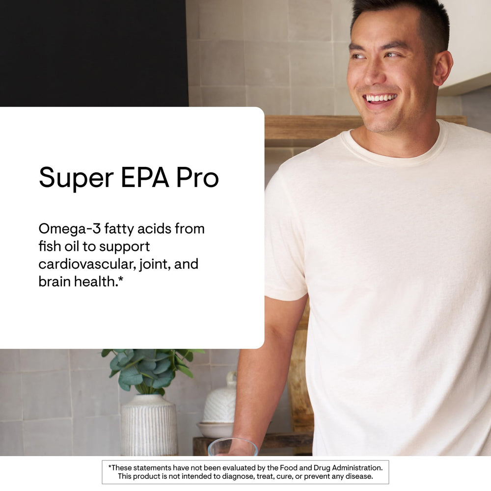 THORNE Super EPA Pro label closeup, third-party certified transparency.