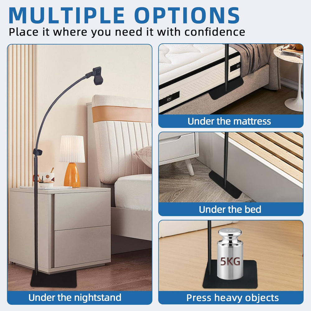 ThreeDokke CPAP hose holder reduces leakage risk and clutter