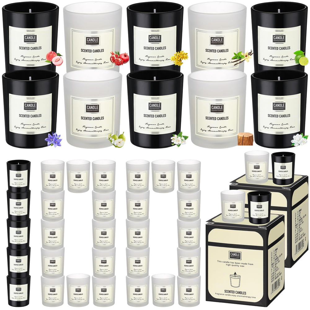 Threlaco candles variety pack for cozy home ambiance and gifts.