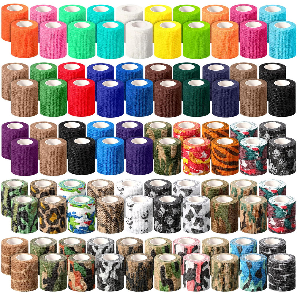 Threlaco bulk 100-roll self-adherent bandage wrap for bulk first-aid supplies.