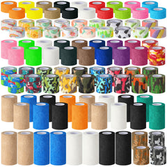 Threlaco neon-style bandage wrap on wrist offering quick, adjustable support.