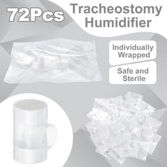 Threlaco HME unit with clear shell showing moisture and heat exchange in action.