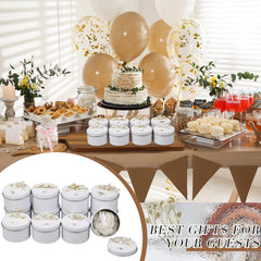Threlaco wedding favors setup suitable for bridal showers.