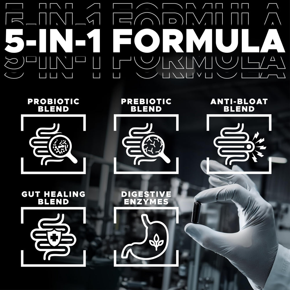 Thrival Digestival bottle label close-up highlighting purity and potency of the probiotic blend.