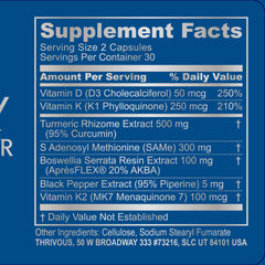 Thrivous Tenacity Arthroprotector label and packaging emphasizing premium quality.