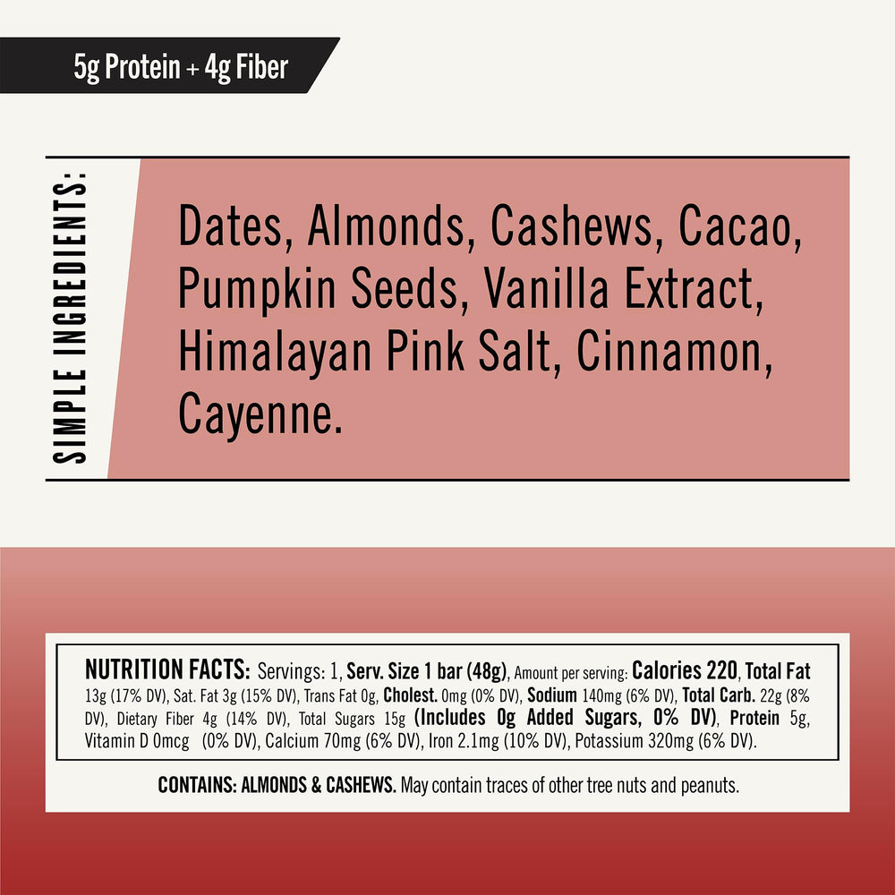 Thunderbird Bars ingredients spread shows dates, nuts, chia for natural energy and satisfaction.