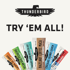 Thunderbird Bars travel snack wrap ideal for trips and outdoor adventures.