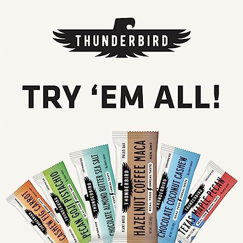 Thunderbird Snickerdoodle Cashew Tahini Bar fiber-rich profile for sustained energy.