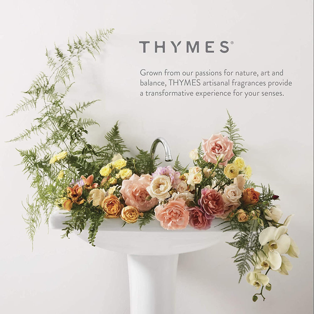 Thymes Frasier Fir enhances holiday decor with timeless green styling.