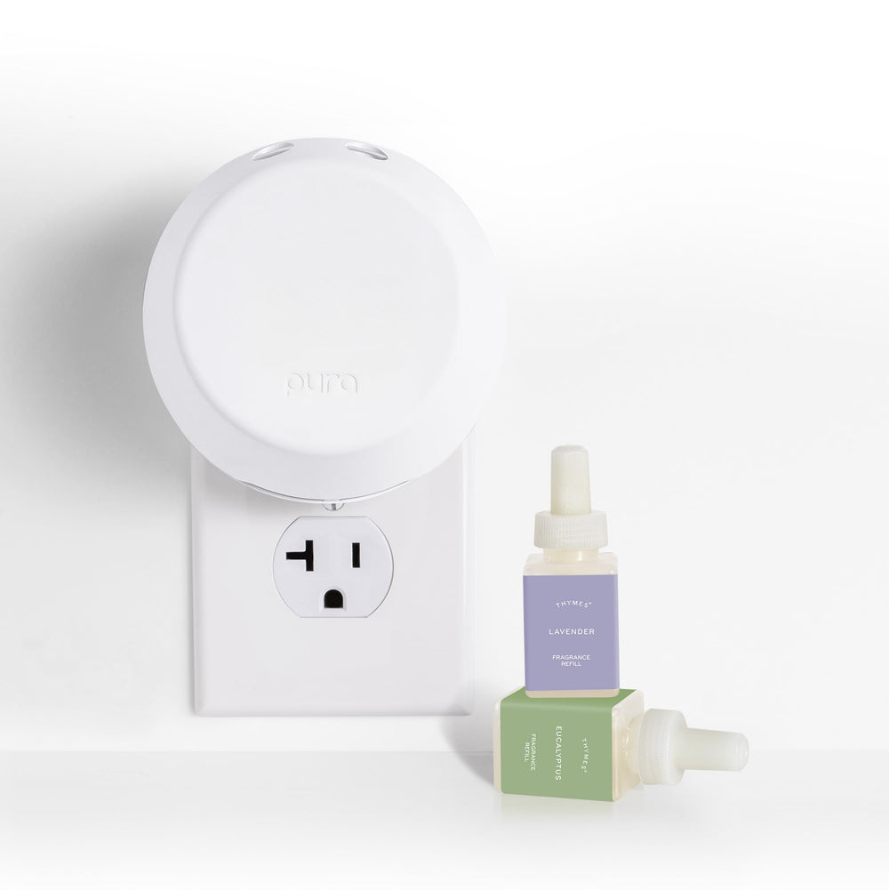 Eucalyptus refill for Thymes Pura 4 diffuser with crisp, refreshing notes