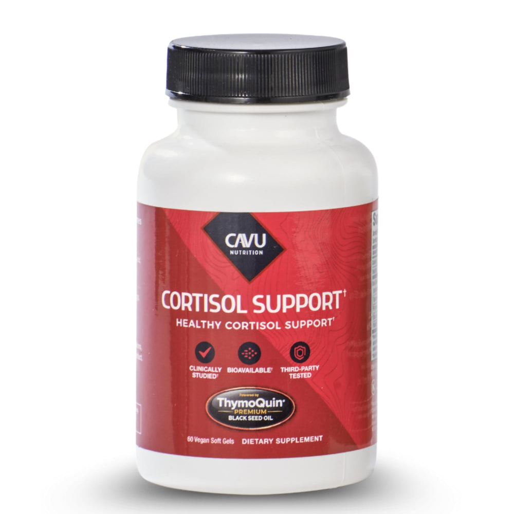 ThymoQuin Cortisol Manager bottle for daily use and balance.
