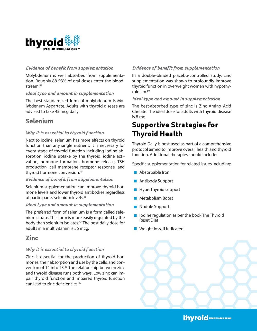 Thyroid Daily daily-use scene showing bottle with a glass of water.
