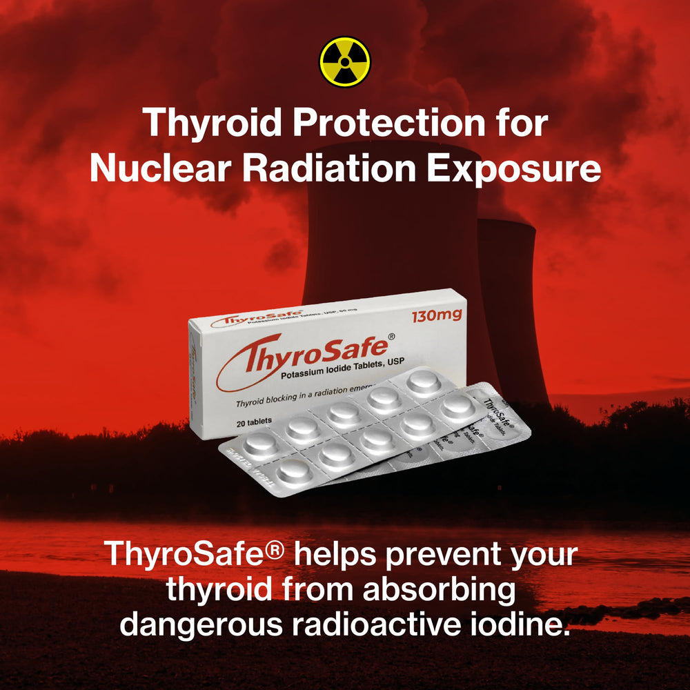 THYROSAFE 130 mg KI tablets, dosage-scored for precise dosing including pediatric use