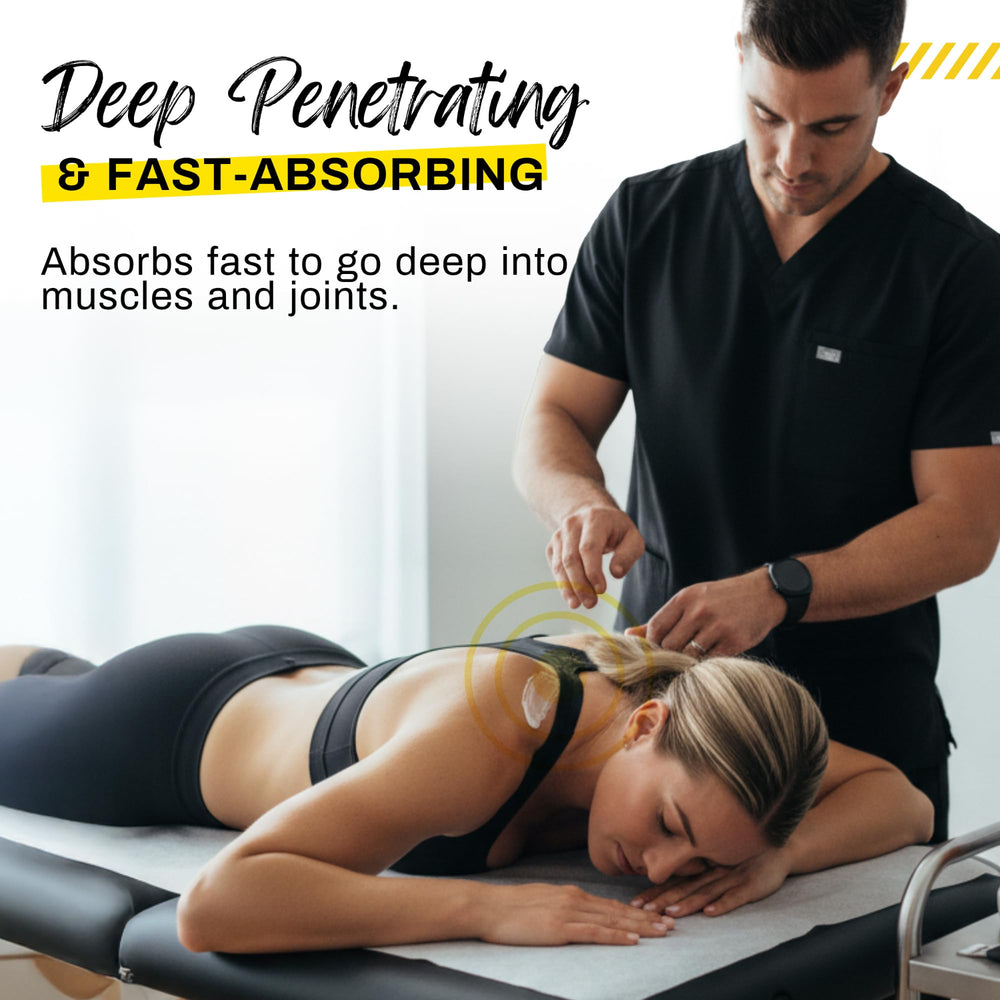 TIDL Cryotherapy Soothing Cream addressing joints with cooling relief