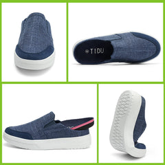 TIDU shoe sole detail shows non-slip, durable outsole for daily use.