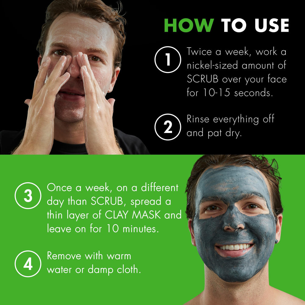 Detox bundle packaging front displays the 2oz products for a starter routine.