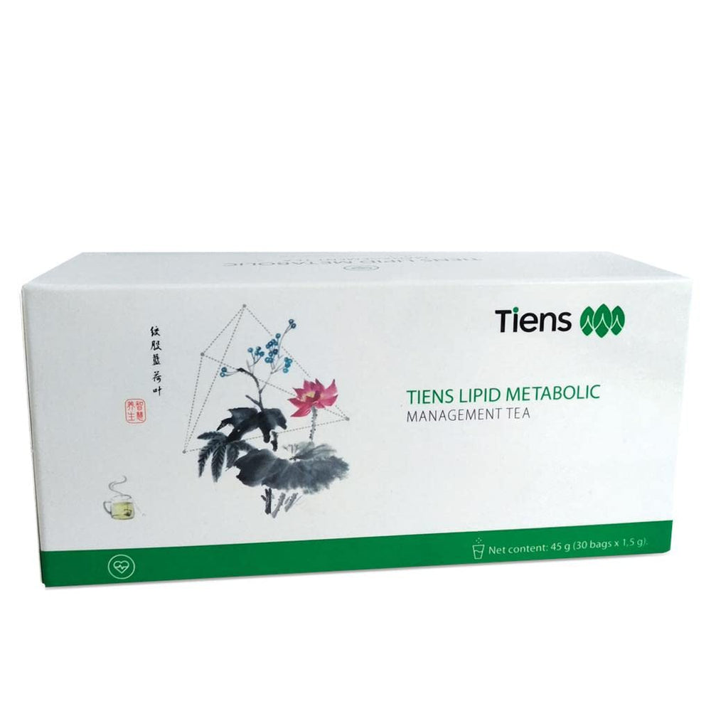 TIENS Lipid Metabolic Management Tea packaging, convenient daily supply.