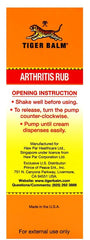Home-use scene with Tiger Balm Arthritis Rub for daily comfort.