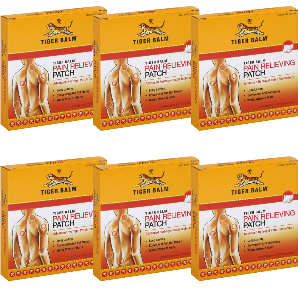 Tiger Balm Patch close-up applying to skin for targeted comfort