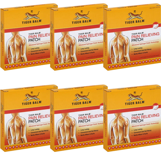 Tiger Balm Patch close-up applying to skin for targeted comfort