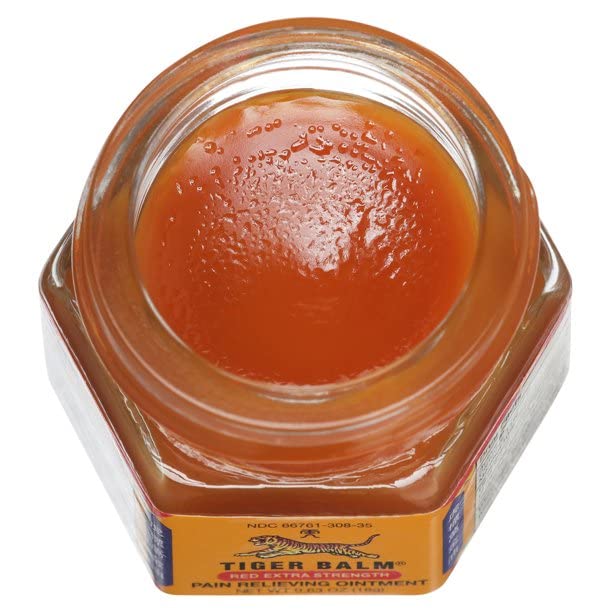 Tiger Balm Red compact 18 g jar suitable for travel and gym bag